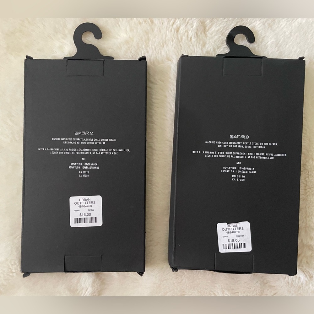 OUT FROM UNDER 2 PACK FASHION TIGHTS- NEW IN BOX SIZE M/L - Picture 4 of 11